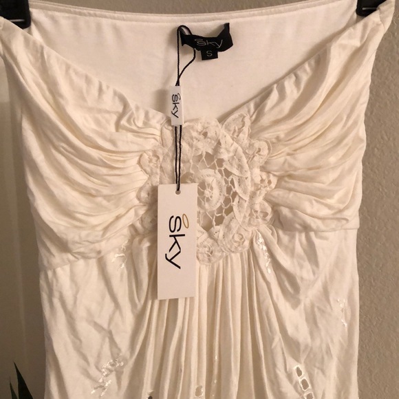 Sky Tops - Sky white eyelet top NWT Sky Tops - Sky white eyelet top NWT